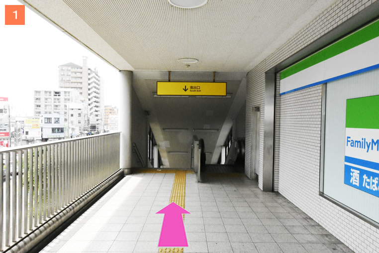 画像：河内松原駅よりご案内1