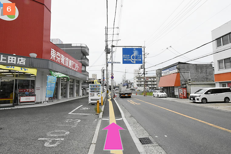 画像：河内松原駅よりご案内6